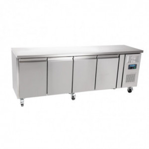 Mesa Refrigerada Positiva 4 Portas Série U - 449L - Polar - Fourniresto