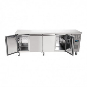 Mesa Refrigerada Positiva 4 Portas Série U - 449L - Polar - Fourniresto