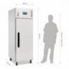 Armadura Refrigerada Negativa em Inox 1 Porta - 514 L - Polar