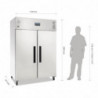 Armário Refrigerado Positivo GN de Duas Portas Série G - 1200L - Polar