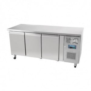 Mesa Refrigerada Positiva 3 Portas Série U - 417L - Polar - Fourniresto