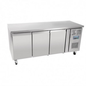 Mesa Refrigerada Positiva 3 Portas Série U - 417L - Polar - Fourniresto