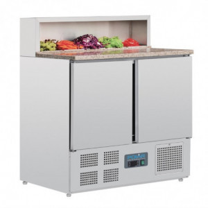 Balcão de preparação refrigerado para pizzas Série G - 288L - Polar - Fourniresto