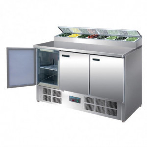 Refrigerated Preparation Counter for Pizzas and Salads Series G - 390L Polar - Fourniresto
