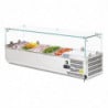 Vitrina de Ingredientes Refrigerada Série G - 5 x GN 1/4 - Polar - Fourniresto