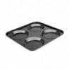 Non-stick Tray with 4 Round Molds - W 235 x D 235mm - Vogue