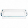 Tabuleiro retangular de vidro para forno - L 350 x P 230mm - Pyrex