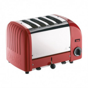 Toaster 4 Slices Red - Dualit