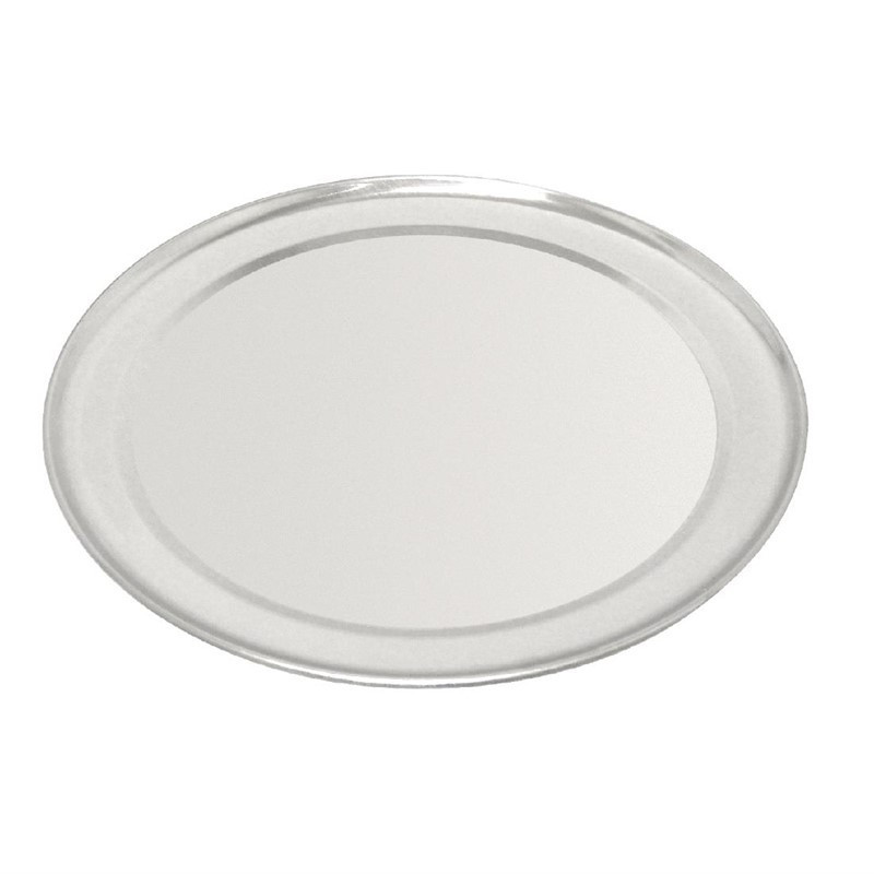 Aluminum pizza plate with wide rim - Ø255mm - Vogue - Fourniresto