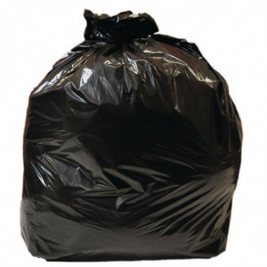 Large Black Bin Bags Common Use - 90 L - Pack of 10 - Jantex