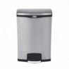 Front pedal stainless steel Slim Jim trash can - 90L - Rubbermaid