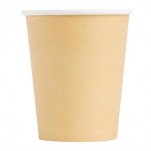 Disposable Cups Hot Drinks Brown - 225ml - Pack of 1000 - Fiesta