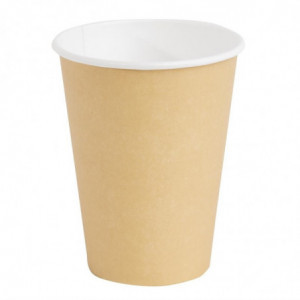 Disposable Cups Hot Drinks Brown - 340ml - Pack of 1000 - Fiesta
