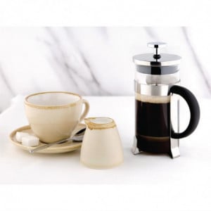 Cafeteira de êmbolo em aço inoxidável 3 xícaras - 350 ml - Olympia