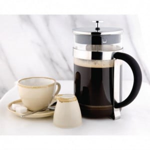 Cafeteira de êmbolo em aço inoxidável 12 xícaras - 1500 ml - Olympia