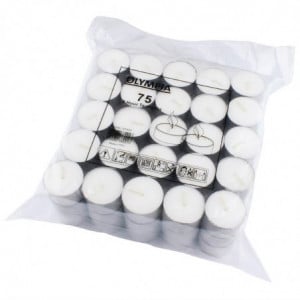 Velas Rechaud 8 Horas Ø 40 mm - Lote de 75 - Olympia