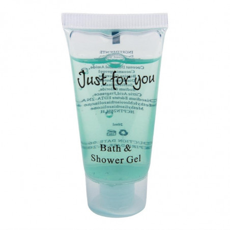 Gel de banho Just For You - 20 ml - Lote de 100 - FourniResto - Fourniresto