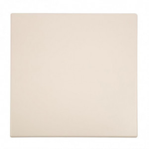 Tampo de mesa quadrado branco - 700mm - Bolero