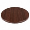 Plateau de Table Rond Marron Foncé - 600 mmm - Bolero