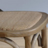 Wooden Chairs with Crossed Backrest - Natural - Bolero - Fourniresto