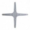 Table Base 4 Branches in Brushed Aluminum - Bolero