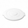 White 38L Round Container Lid - Vogue - Fourniresto