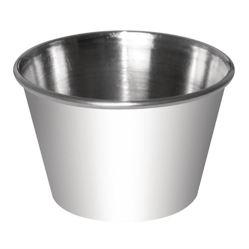 Stainless Steel Sauce Pots - 70ml - Olympia - Fourniresto