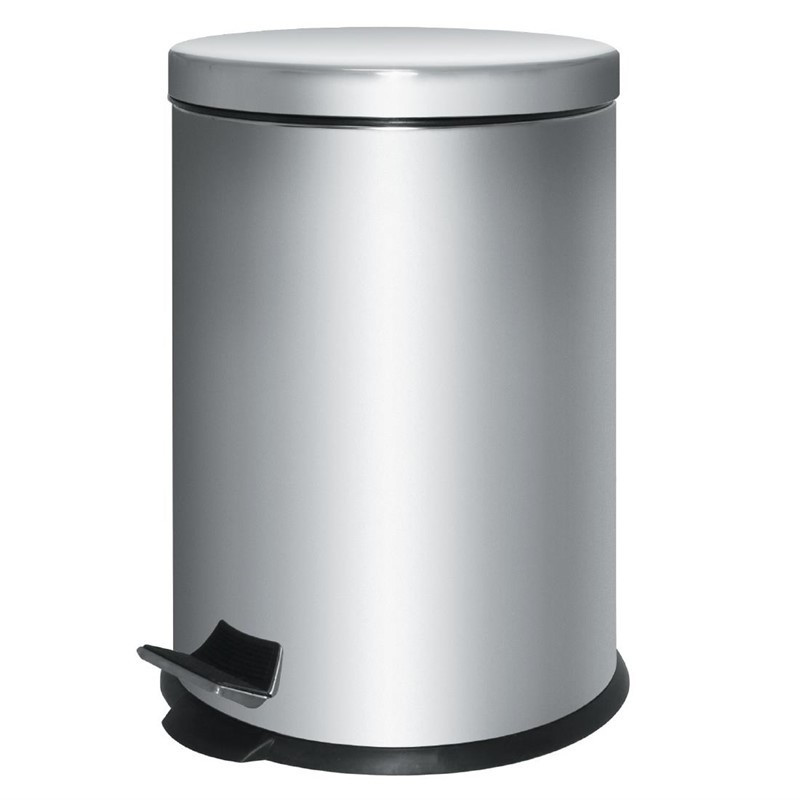 Stainless Steel Pedal Bin - 5L - FourniResto