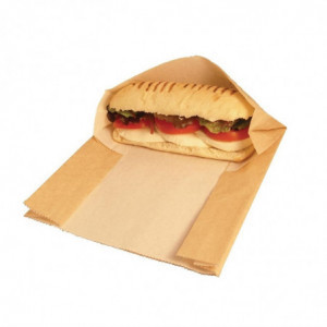 Compostable Kraft Panini Bags - Pack of 500 - Vegware