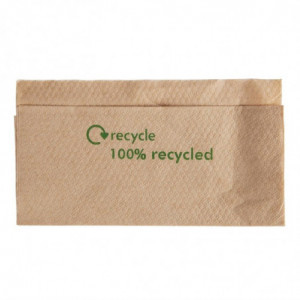 1 Ply Recycled Paper Napkins with Dispenser 320 x 300mm - Pack of 6000 - FourniResto