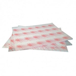 Red Burger Wrappers - Pack of 1000 - FourniResto