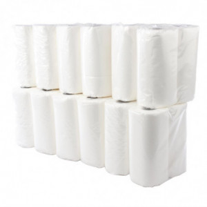 Papel Toalha Branco 2 Folhas - L 11,5 m - Pacote com 24 - Jantex