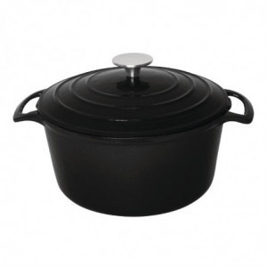 Grande Cocotte Ronde Noire - 4L - Vogue