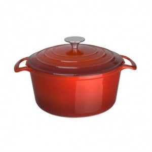 Round Red Casserole Dish - 3.2L - Vogue