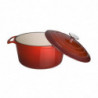 Large Round Red Dutch Oven - 4L - Vogue