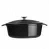 Cocotte Oval Preta - 5L - Vogue