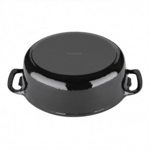 Grande Cocotte Oval Preta - 6L - Vogue