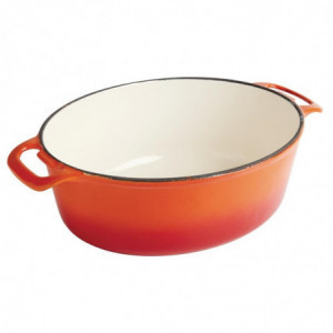 Cocotte Oval Laranja - 5L - Vogue