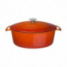 Grande Cocotte Oval Laranja - 6L - Vogue