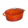 Grande Cocotte Oval Laranja - 6L - Vogue