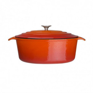 Grande Cocotte Oval Laranja - 6L - Vogue