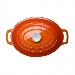 Grande Cocotte Oval Laranja - 6L - Vogue