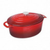 Grande Cocotte Ovale Rouge - 6L - Vogue