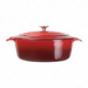 Grande Cocotte Ovale Rouge - 6L - Vogue