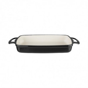 Plat en Fonte Rectangulaire Noir - 1,8 L - Vogue