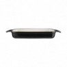 Rectangular Black Cast Iron Dish - 2.8L - Vogue