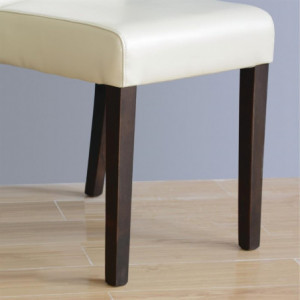 Faux Leather Chairs - Cream - Bolero - Fourniresto