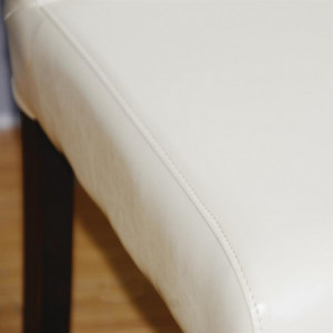 Cadeiras em couro sintético - Creme - Bolero - Fourniresto