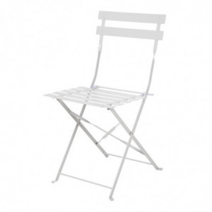 Cadeira de terraço em aço - Cinza - Conjunto de 2 - Bolero - Fourniresto