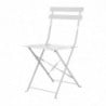 Steel Terrace Chair - Gray - Set of 2 - Bolero - Fourniresto